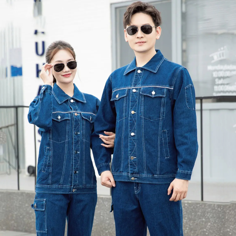1012牛仔工作服（可定制印字）